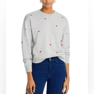 Rails Ramona Heart Embroidered Sweatshirt